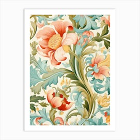 Floral Pattern 76 Art Print