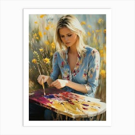 Artist Lily Painting Art Print