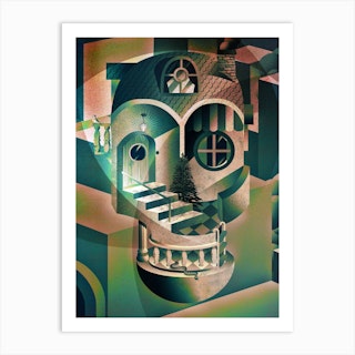 Utopia Skull Art Print