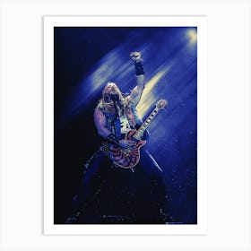 Superstars Of Zakk Wylde Heavy Metal Black Label Society Art Print