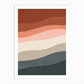 Minimal Waves 147 Art Print