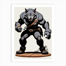 Werewolf 6 Art Print