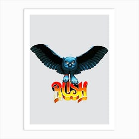 Rush band music 1 Art Print