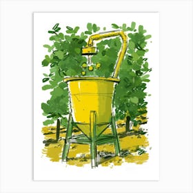 Orange Juicer Art Print