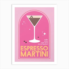 Espresso Martini Art Print