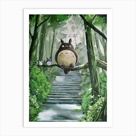 Totoro Art Print