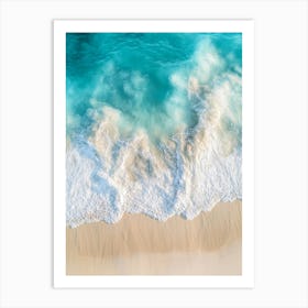 Beach Sand And Water 1 Art Print