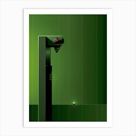 Green Wall 1 Art Print