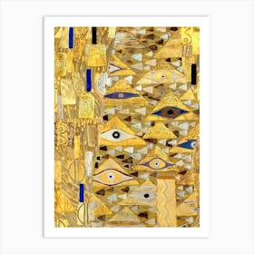 Eyes Of Klimt Art Print