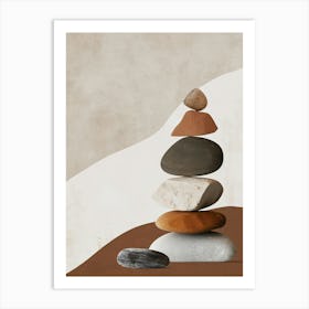 Zen Stones Canvas Print Art Print