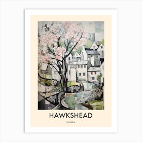 Hawkshead (Cumbria) Painting 1 Travel Poster Art Print
