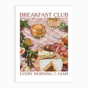 Breakfast Club Cheese And Charcuterie Board 2 Art Print