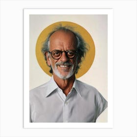 Christopher Lloyd Retro Collage Movies Art Print