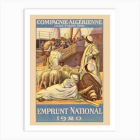 Compagnie Algérienne Art Print