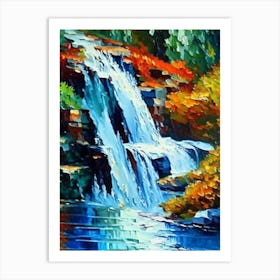 Pouring Water Waterscape Impressionism 1 Art Print