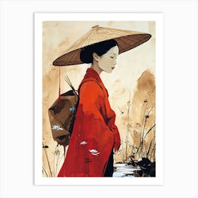 Asian Woman, Chine Art Print