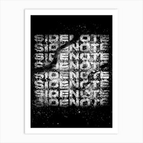 Sidenote Art Print