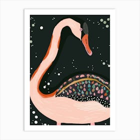 Night Swan Art Print