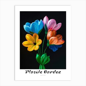 Bright Inflatable Flowers Poster Love In A Mist Nigella 1 Art Print