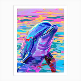 Dolphin Painting 1 Art Print