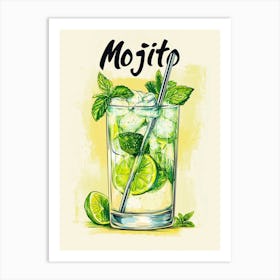 Mojito Art Print