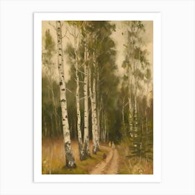 Birch Trees Art Print