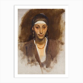 Vintage Egyptian Portrait Art Print