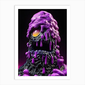 Purple Monster Art Print