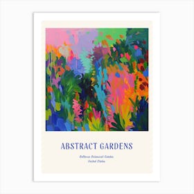 Colourful Gardens Bellevue Botanical Garden Usa 2 Blue Poster Art Print