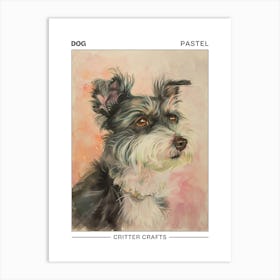 Dog Pastel Watercolour 1 Poster Art Print