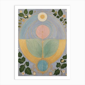 Leaf and Shape Art Print