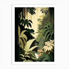 Hidden Paradise Jungle 1 Rousseau Inspired Art Print