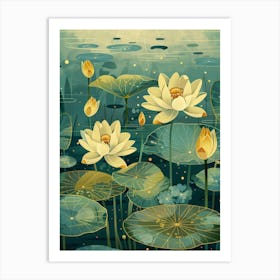 Water Lilies 19 Art Print