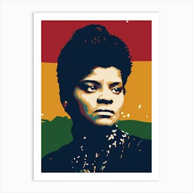 Ida B. Wells Civil Rights Movement in Pop Art Art Print