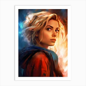 Grace Holloway Doctor Who Movie Painting Art Print