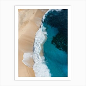 Aerial View Of A Beach 6 Art Print