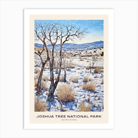 Joshua Tree National Park United States 3 Poster Art Print