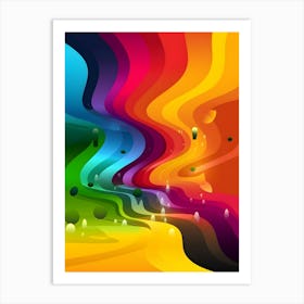 Abstract Background Art Print