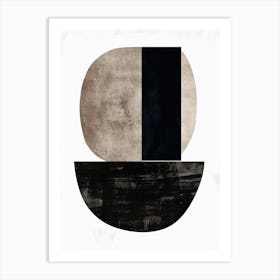 Makati Stone Park Bauhaus Minimalist Art Print