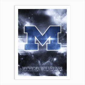 Michigan Wolverines Art Print