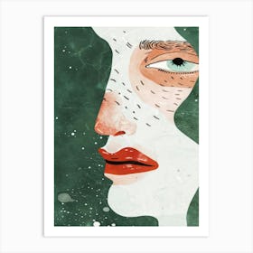 Portrait Of A Woman 611 Art Print