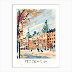 Stockholm City 1 Art Print