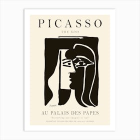 Picasso The Kiss Art Print