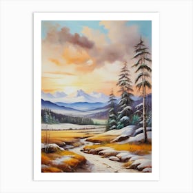 Winter Landscape 9 Art Print