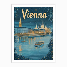 Aihrgdesign A Mid Century Modern Travel Poster For Vienna Sho D3a78868 F4b0 4b57 B6bc D41c3099455d 2 Art Print