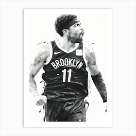 Kyrie Irving Brooklyn Nets Art Print