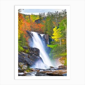 Yarmouth Falls, United States Majestic, Beautiful & Classic (2) Art Print