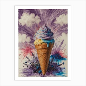 Ice Cream Cone 7 Art Print