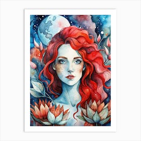 Mermaid Painting Art Print