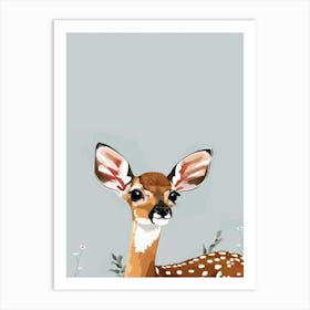 Fawn Canvas Print Art Print